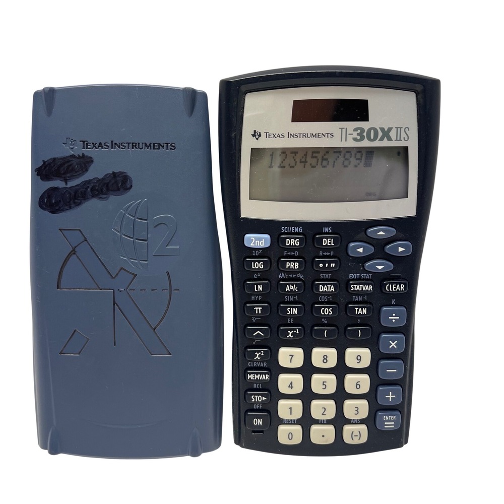 Texas Instruments TI-30XIIS Scientific‎ Calculator with Protective Cover